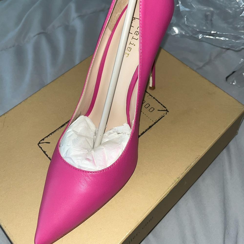 Nicole Miller Magenta Marion Pumps